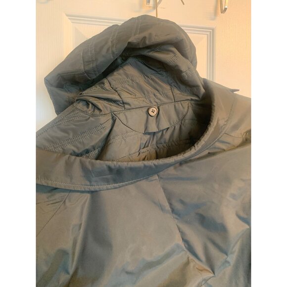 Banana Republic Mens Green Blazer/Field Jacket W/Hood Vest - Picture 12 of 12